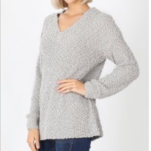 Popcorn sweater